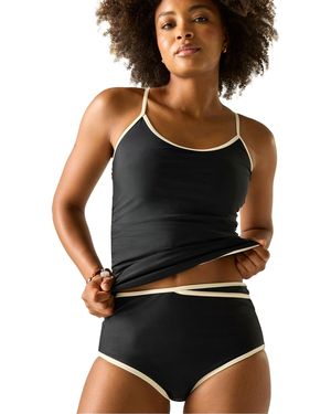Regatta Kyra-Bikinibroekje Met Hoge Taille Voor - Zwart