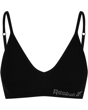 Reebok Justine Naadloze Bh - Zwart