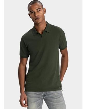 Dstrezzed Polo Korte Mouw Bowie V-Neck Polo 240022/524 - Groen