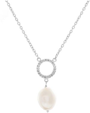 Orphelia 'Spa' 925 Sterling Set: Necklace + Earrings - Metallic