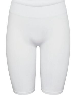 Pieces Short Lange Pijp - Wit