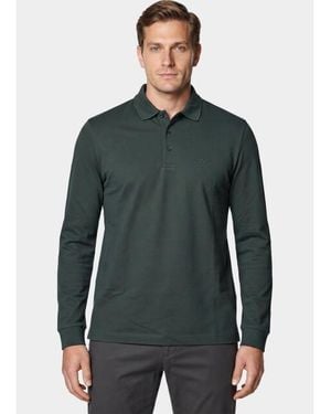BOSS Polo Lange Mouwen Pado 30 10241542 01 50468392/348 - Groen