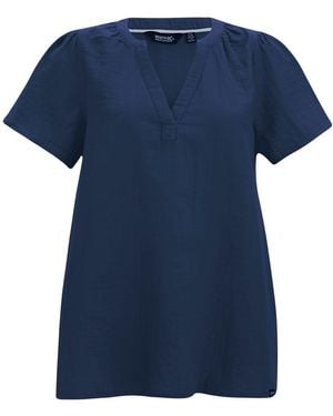Regatta Ladies Selen Short-Sleeved Shirt Cotton - Blue