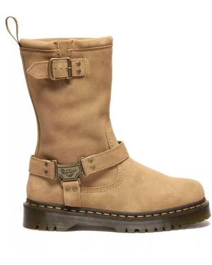 Dr. Martens Anistone Hi Biker Boot Biker Boots - Bruin
