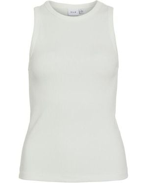 Vila Visola/L Tank Top Noos 14101757 Snow - Wit