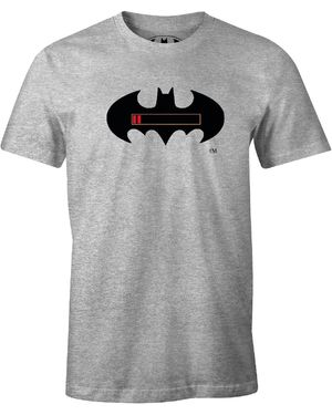 Batman Dood Batterij T-Shirt - Grijs