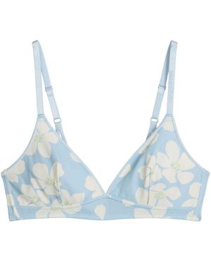 Marc O' Polo Marc O'Polo Vrouwen Bralette Poetic Bloom - Blauw