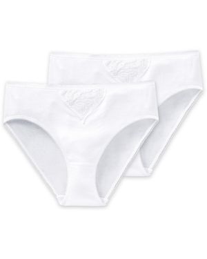 Schiesser Cotton Essentials Slip - Wit
