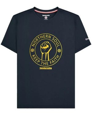 Lambretta Northern Soul T-Shirt Cotton - Blue