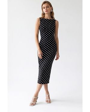 MixRay Cotton Maxi Dress - Black