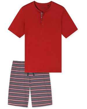 Schiesser Mannen Pyjama Casual - Rood