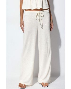 Busem Straight-Leg Drawstring Trousers - White