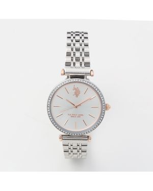U.S. POLO ASSN. Horloge Eleonor Dameshorloge - Metallic