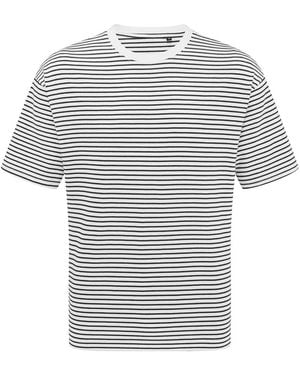 PREMIER Adult Utility 2.0 Contrast Striped Oversized T-Shirt - Blue