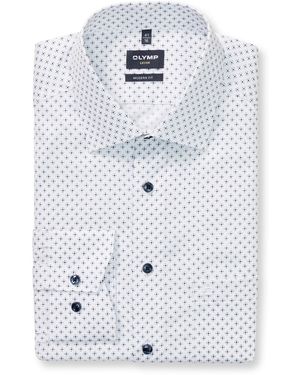 Olymp Business Overhemd Luxor Modern Fit - Wit
