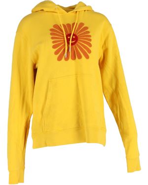 Sandro Geborduurde Hoodie Van Paris - Geel