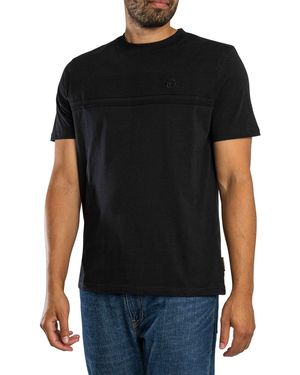 Sergio Tacchini Tonal Dama T-Shirt - Zwart