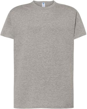 JHK Normaal Normaal T-Shirt Voor Volwassenen (Grijze Melange) - Grijs