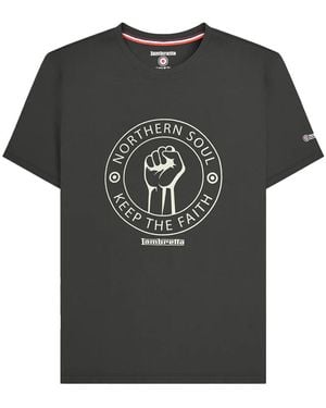 Lambretta Northern Soul T-Shirt (Iron) - Black