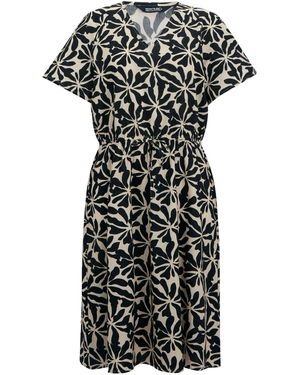 Regatta Ladies Elona Abstract Floral Midi Dress (Multicoloured) - Black