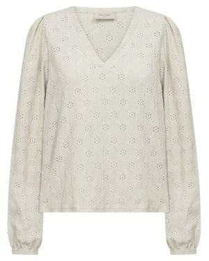 Freequent Fqeskonia-Shirt Moonbeam - Wit