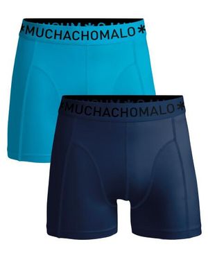 MUCHACHOMALO 2-Pack Boxershorts - Blauw