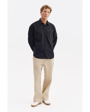 Giesto Cotton Shirt - Black