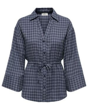 ONLY Jdyrikka 7/8 Tunnel Shirt Wvn 15379650 Night Sky - Blauw