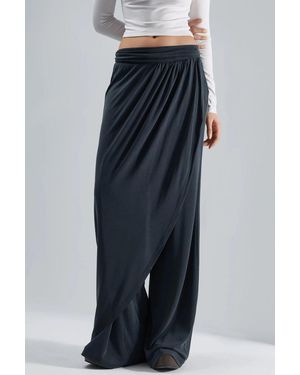 Busem Wide Leg Salwar Trousers - Blue