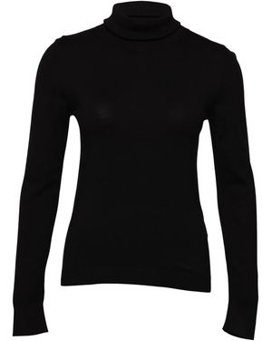 DIESEL Sweatshirt Met Schildpadhals En Lange Mouwen - Zwart