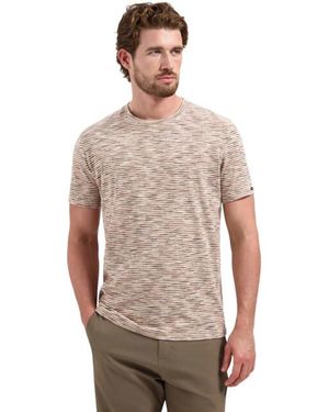 No Excess T-Shirt Crewneck Space Dye Stone - Grijs