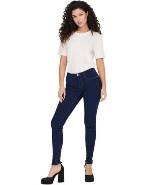 ONLY Vrouwen/ Skinny Jeans (Donkerblauw)