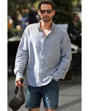 Grimelange Long Sleeve Button Shirt - Grey