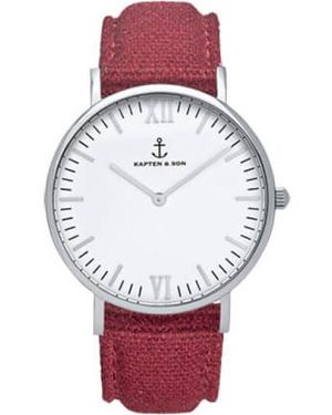 KAPTEN & SON Bordeaux Canvas Campina 4251145212773 - Rood