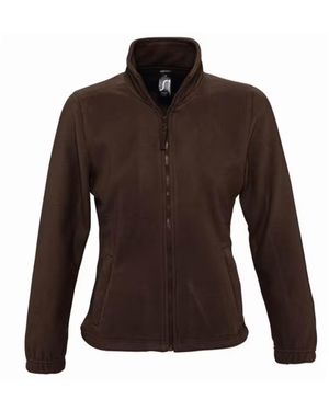 Sol's North Fleece Jas (Donkere Chocolade) - Bruin