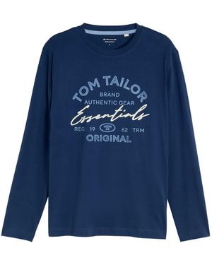 Tom Tailor Overhemd Met Lange Mouwen - Blauw