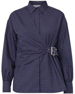Sisters Point Blouse Korte Mouw 20261 Etapa-Sh1 - Blauw