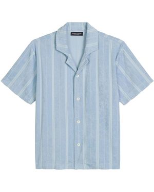 Marc O' Polo Marc O'Polo Mannen Pyjama Top Terry Towel - Blauw