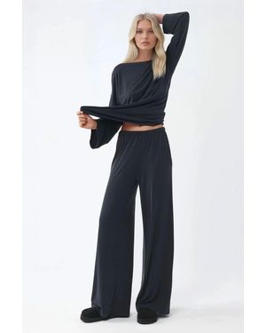 Busem Rechttrekkende Broek Met Elastische Taille - Blauw