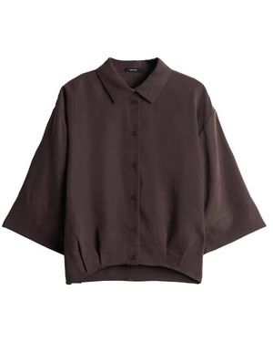Opus Blouse Lange Mouw 10598713329106 - Bruin