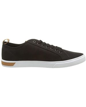 Le Coq Sportif Ares Cvs/Lea Trainers Canvas - Black