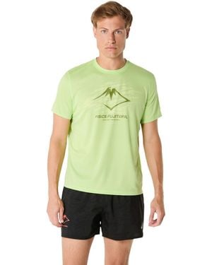 Asics Fujitrail Logo T-Shirt - Groen