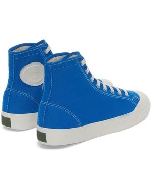 Superga Volwassenen 3192 Campionato Basket High Tops (Skydiver/Avorio) - Blauw
