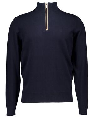 Bugatti Herren Pullover 1/1 Arm 7500-15510E - Blauw