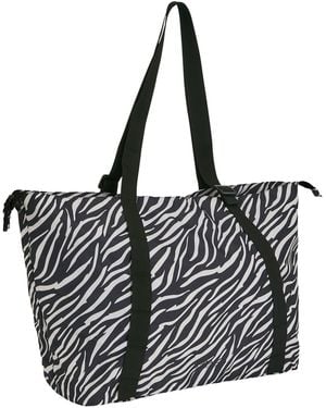 Regatta Boulder Zebra Print Tote Bag - Black