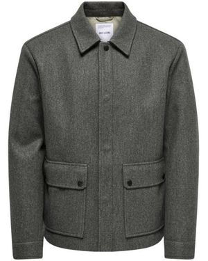 Only & Sons Onsconnor Jacket Otw Taupe - Grijs