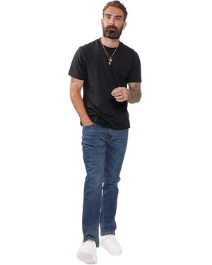 Firetrap Rom Katoenen Rechte Jeans (Donkere Wasbeurt) - Zwart
