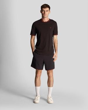 Lyle & Scott Tonal Swim Shorts Nylon - Black