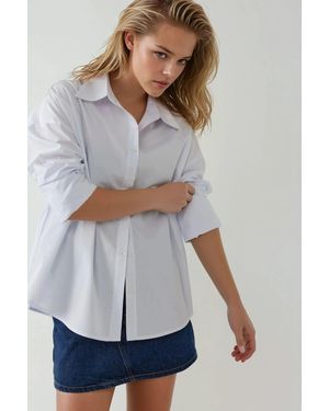 Hiccup Regular Fit Cotton Shirt With Button Details - Grey