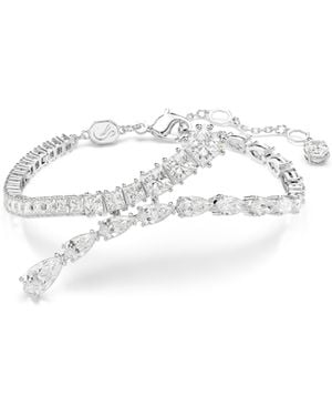 Swarovski 'Matrix' Base Metal Bracelet - White